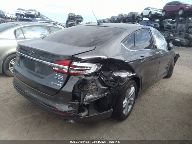 2018 FORD FUSION HYBRID SE VIN: 3FA6P0LU1JR212353
