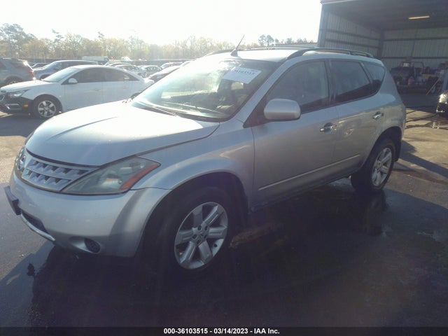 2006 NISSAN MURANO S VIN: JN8AZ08W46W544014
