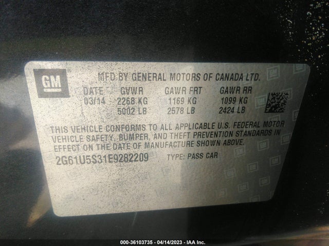 2G61U5S31E9282209 Cadillac Xts Livery Package