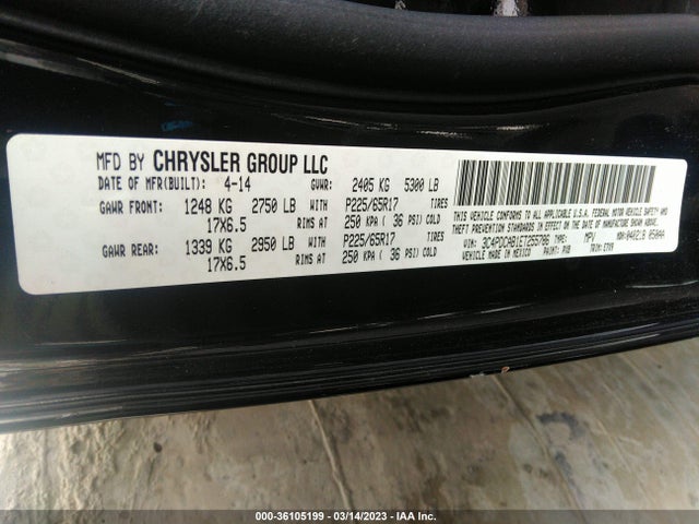 Dodge JOURNEY SE 2014 3C4PDCAB1ET255786 Image 9