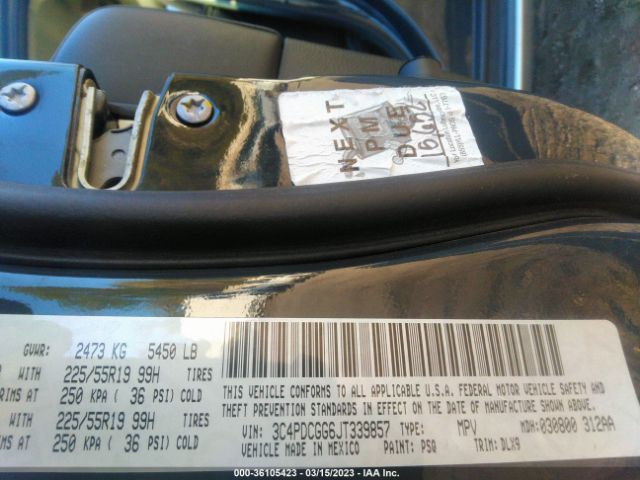 3C4PDCGG6JT339857 Dodge Journey Crossroad
