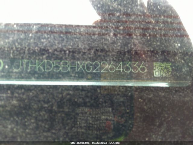 JTHKD5BHXG2264336 Lexus CT 200H
