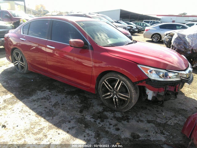 2016 HONDA ACCORD SEDAN SPORT VIN: 1HGCR2F53GA200636