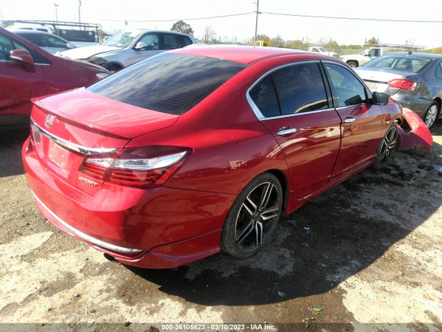 2016 HONDA ACCORD SEDAN SPORT VIN: 1HGCR2F53GA200636