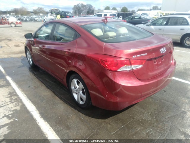 2013 HYUNDAI ELANTRA GLS VIN: 5NPDH4AE5DH240746