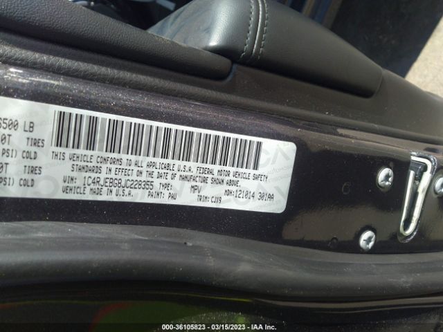 1C4RJEBG8JC228355 Jeep Grand Cherokee Limited