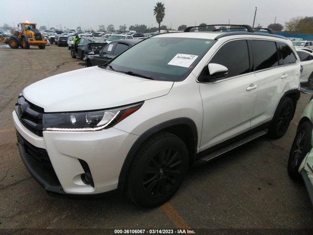 Toyota Highlander Se/xle 2019 5TDKZRFH6KS569161 Image 2