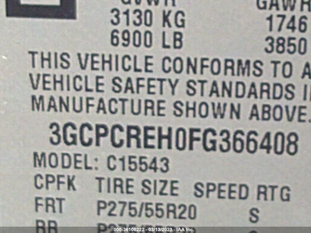 Chevrolet Silverado 1500 Lt 2015 3GCPCREH0FG366408 Image 11