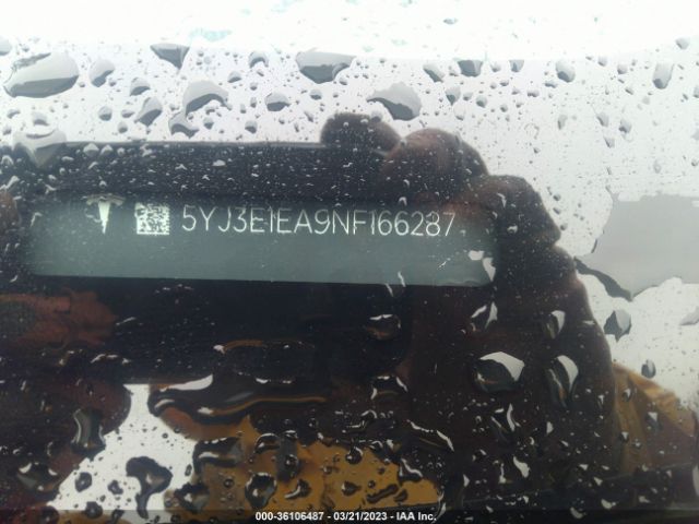 5YJ3E1EA9NF166287 Tesla MODEL 3
