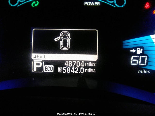 2016 NISSAN LEAF SV VIN: 1N4BZ0CPXGC302160