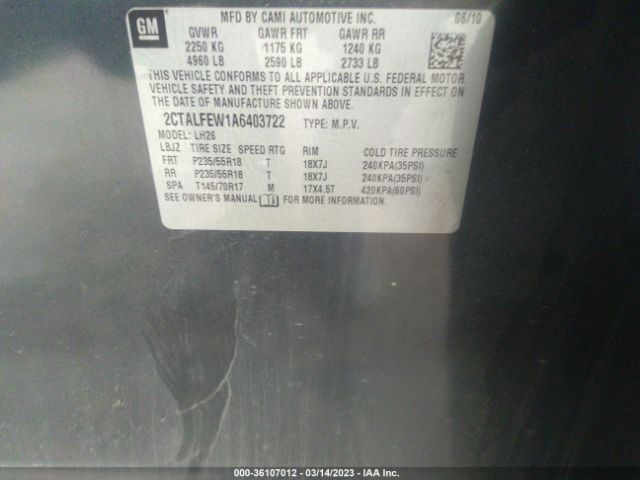 2CTALFEW1A6403722 GMC Terrain Slt-1