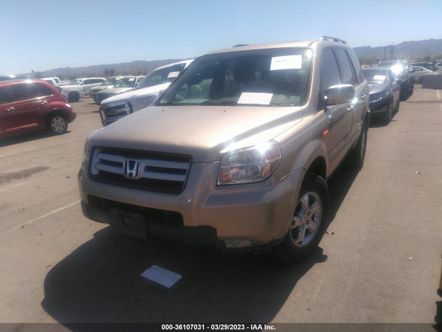 2006 HONDA PILOT EX-L WITH RES VIN: 5FNYF28656B031602
