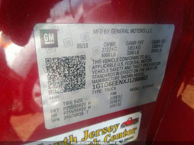 1GTG6EENXJ1288863 GMC Canyon 4wd Denali