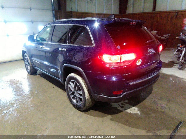 2018 JEEP GRAND CHEROKEE LIMITED VIN: 1C4RJFBG1JC200502