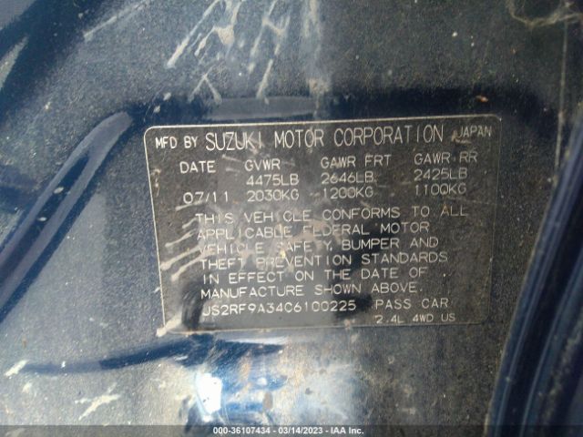 JS2RF9A34C6100225 Suzuki KIZASHI SE