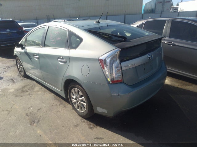 36107715 :رقم المزاد ، JTDKN3DP3C3029160 vin ، 2012 Toyota Prius Plug-in مزاد بيع