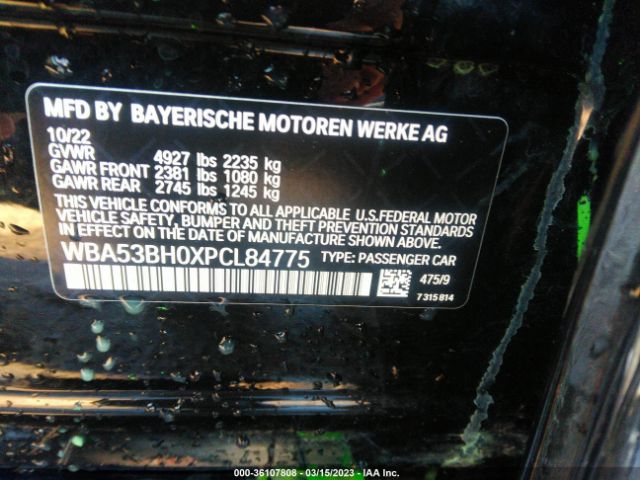 WBA53BH0XPCL84775 BMW 5 Series 530i