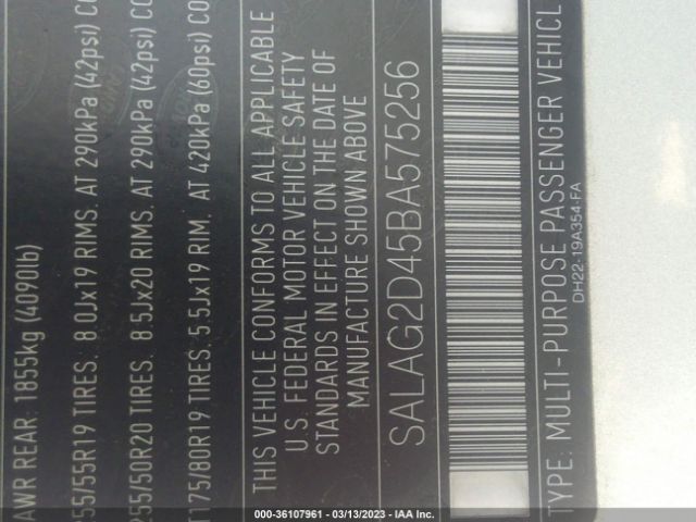 SALAG2D45BA575256 Land Rover LR4 HSE