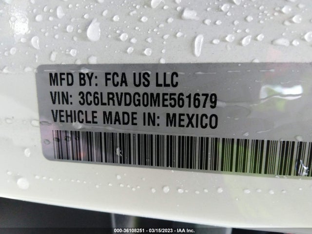 RAM Promaster Cargo Van 2021 3C6LRVDG0ME561679 Image 10
