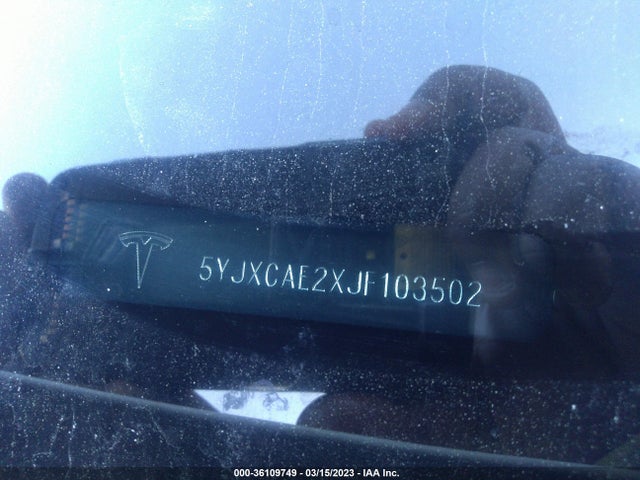 Tesla Model X 75d/100d/p100d 2018 5YJXCAE2XJF103502 Image 10