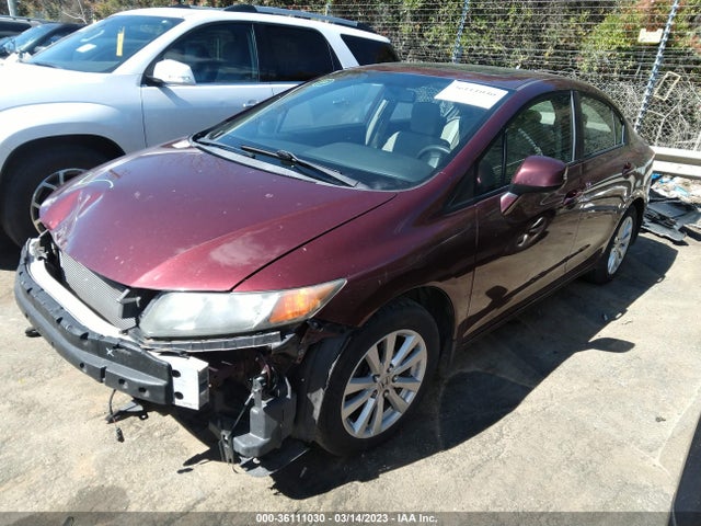 2012 HONDA CIVIC SDN EX VIN: 2HGFB2F85CH515364