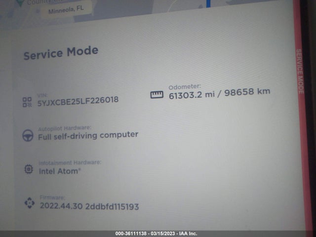 2020 Tesla Model X, VIN: 5YJXCBE25LF226018
