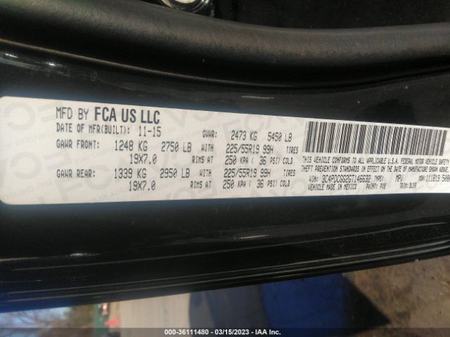 3C4PDCGG2GT146632 Dodge Journey Crossroad Plus