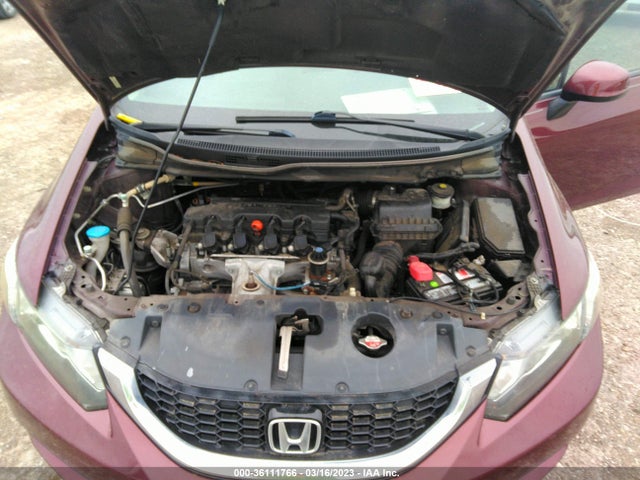 2013 HONDA CIVIC SDN LX VIN: 2HGFB2F54DH597465