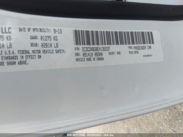 2C3CDXBG8EH135237 Dodge Charger Se