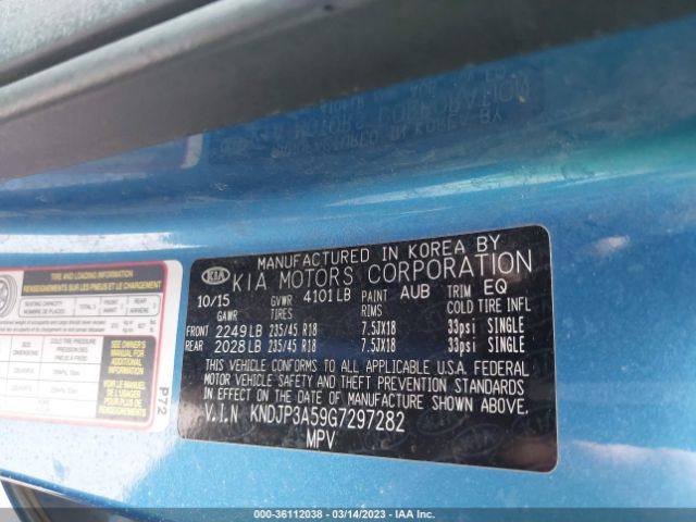 KNDJP3A59G7297282 KIA SOUL +
