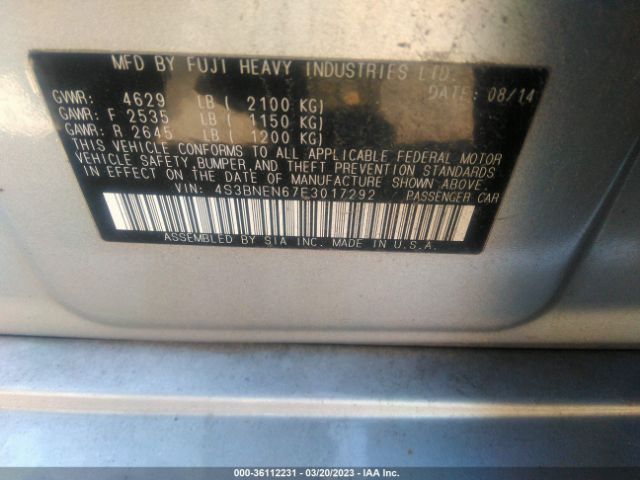 4S3BNEN67F3017292 Subaru Legacy 3.6r Limited