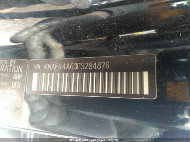 KNAFK4A63F5284876 KIA FORTE LX