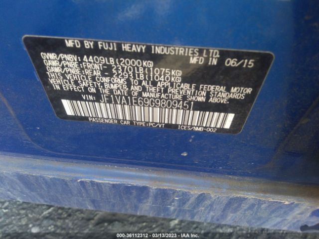 JF1VA1E69G9809451 Subaru Wrx Premium