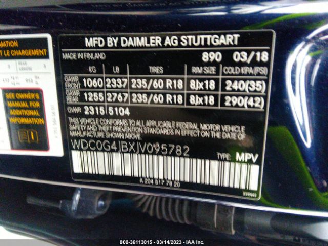WDC0G4JBXJV095782 Mercedes-Benz Glc Glc 300