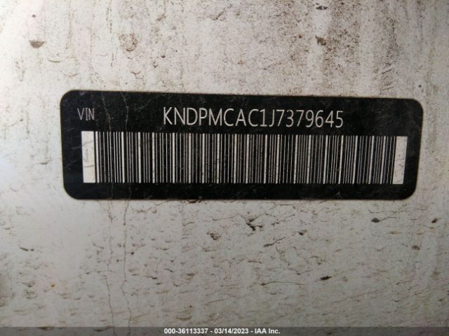 KNDPMCAC1J7379645 KIA Sportage Lx