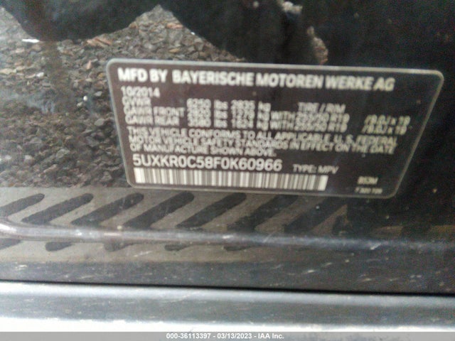 5UXKR0C58F0K60966 BMW X5 Xdrive35i