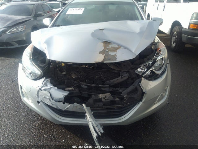 2013 HYUNDAI ELANTRA LIMITED PZEV VIN: 5NPDH4AE7DH206808