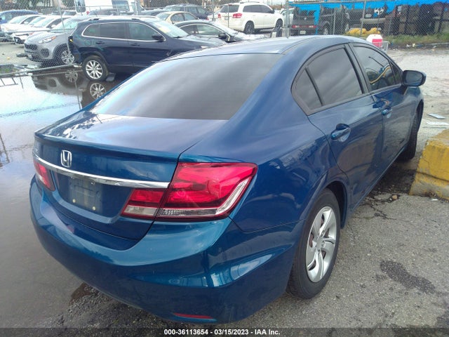 Honda Civic Sedan Lx 2014 19XFB2F53EE261480 Image 4