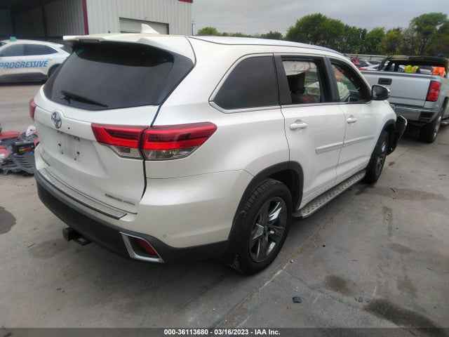 2017 TOYOTA HIGHLANDER LIMITED VIN: 5TDDZRFHXHS429843