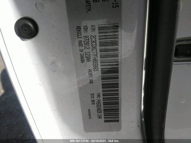 Dodge Charger Rt 2015 2C3CDXCT7FH893065 Image 9