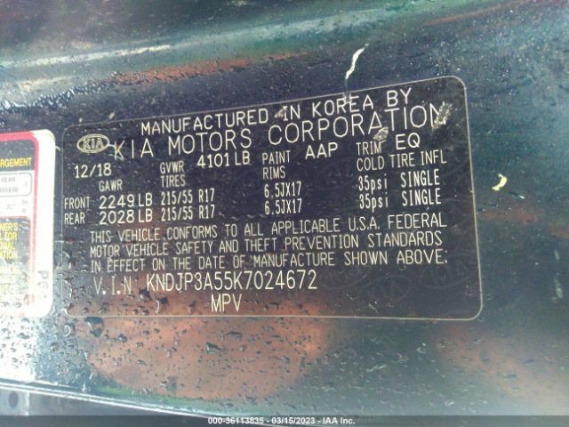 KNDJP3A55K7024672 KIA SOUL +