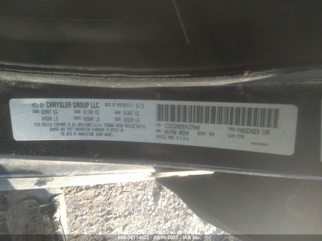 Dodge AVENGER SE 2014 1C3CDZAB3EN127040 Image 9