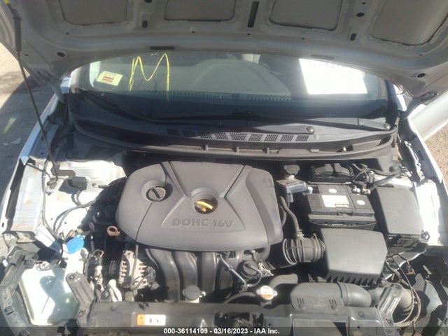 2013 HYUNDAI ELANTRA GLS PZEV VIN: 5NPDH4AE7DH242062