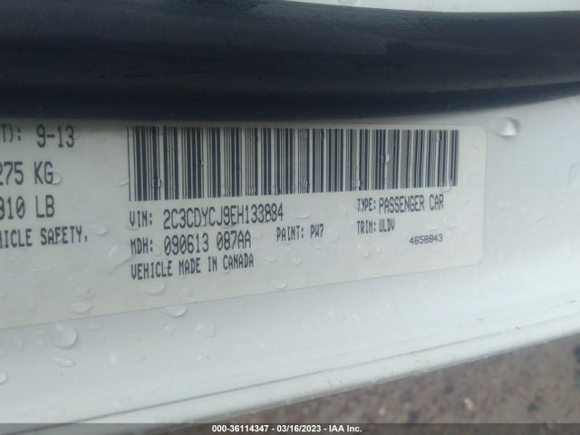 Dodge Challenger Srt8 2014 2C3CDYCJ9EH133884 Image 9
