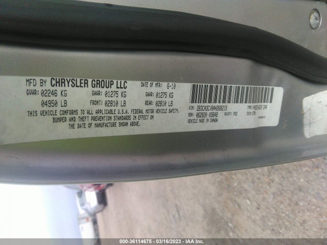 Dodge Charger Sxt 2010 2B3CA3CV8AH268215 Image 9