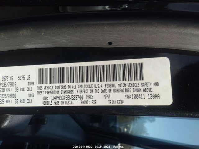 1J4PN3GK5BW523744 Jeep Liberty Renegade