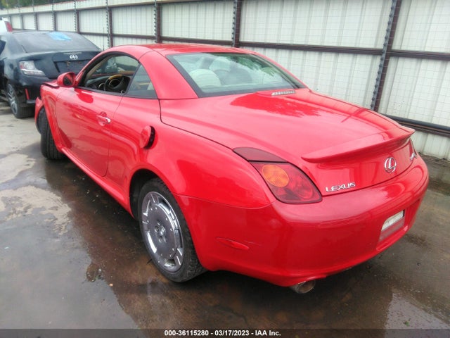 2002 LEXUS SC 430 VIN: JTHFN48Y320034237