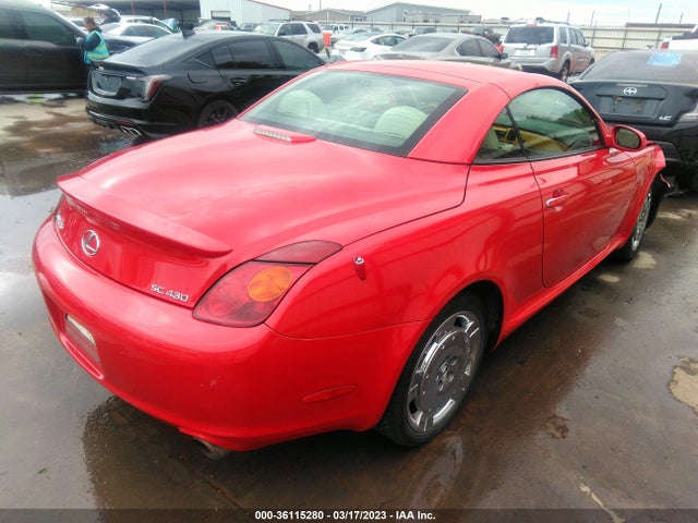 2002 LEXUS SC 430 VIN: JTHFN48Y320034237