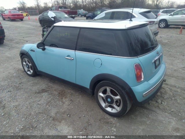 2003 MINI COOPER HARDTOP VIN: WMWRC334X3TC44319