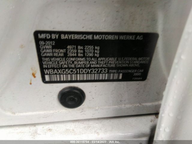 WBAXG5C51DDY32733 BMW 5 Series 528i